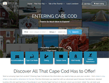Tablet Screenshot of enteringcapecod.com